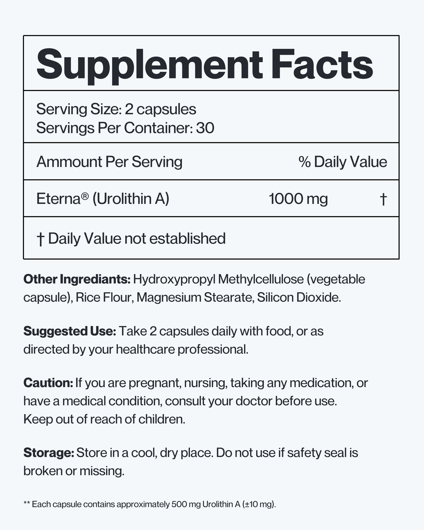 Eterna® Urolithin A Formula